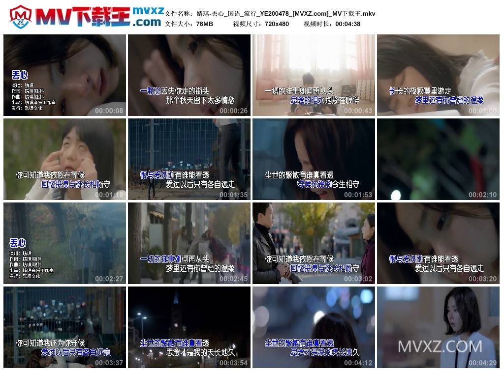 婧琪-丟心_国语_流行_YE200478